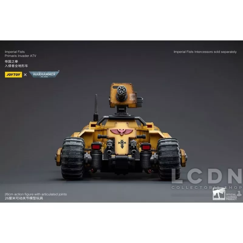 Warhammer 40k Véhicule 1/18 Imperial Fists Primaris Invader ATV 26cm