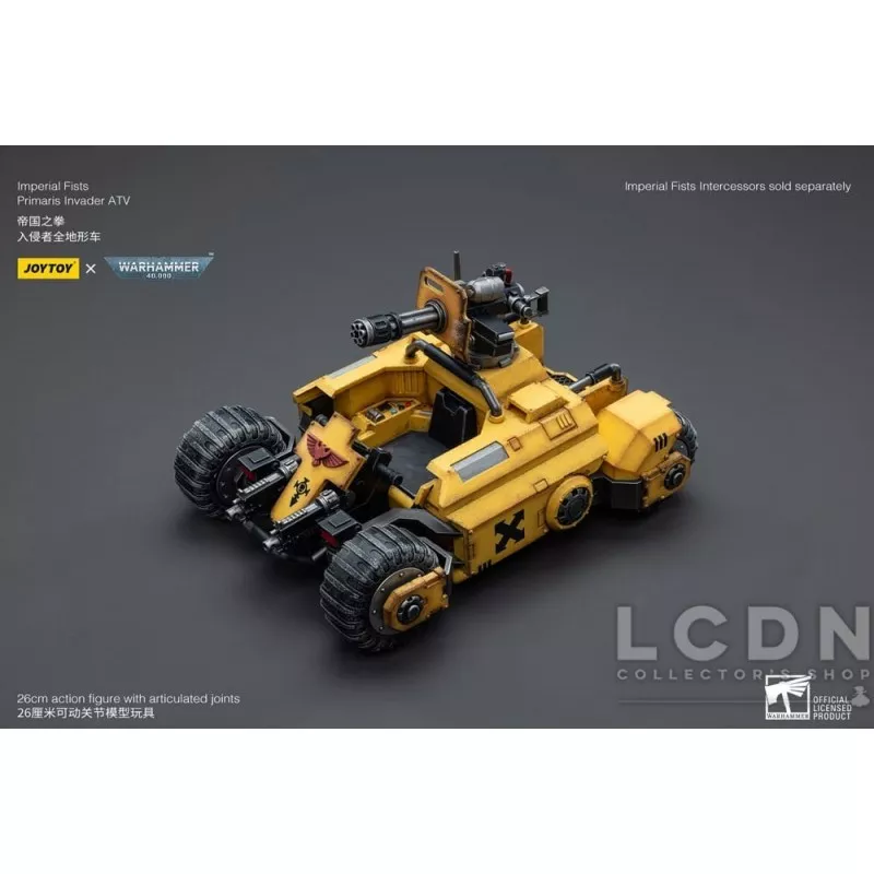Warhammer 40k Véhicule 1/18 Imperial Fists Primaris Invader ATV 26cm