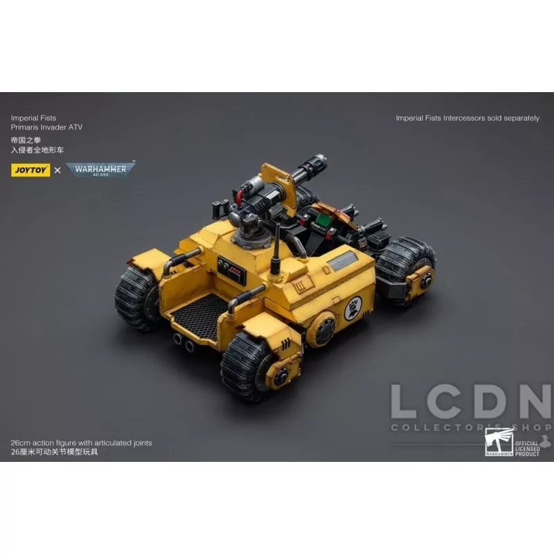Warhammer 40k Véhicule 1/18 Imperial Fists Primaris Invader ATV 26cm