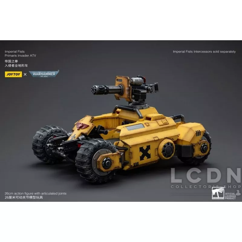 Warhammer 40k Véhicule 1/18 Imperial Fists Primaris Invader ATV 26cm