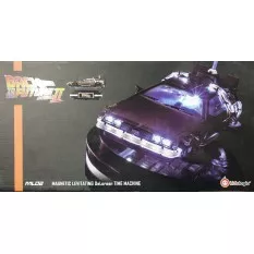 Retour vers le Futur II Magnetic Floating 1/20 DeLorean Time Machine 22cm (Modèle exposé)