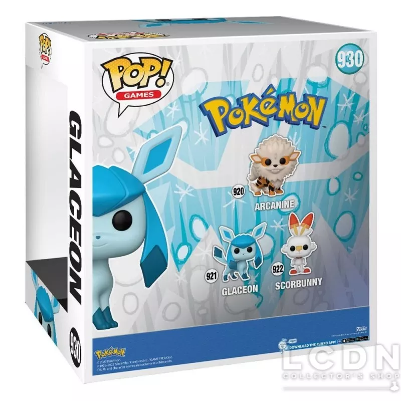 Pokémon Super Sized Jumbo POP! Games Givrali Glaceon (EMEA) Vinyle Figurine  25cm N°930