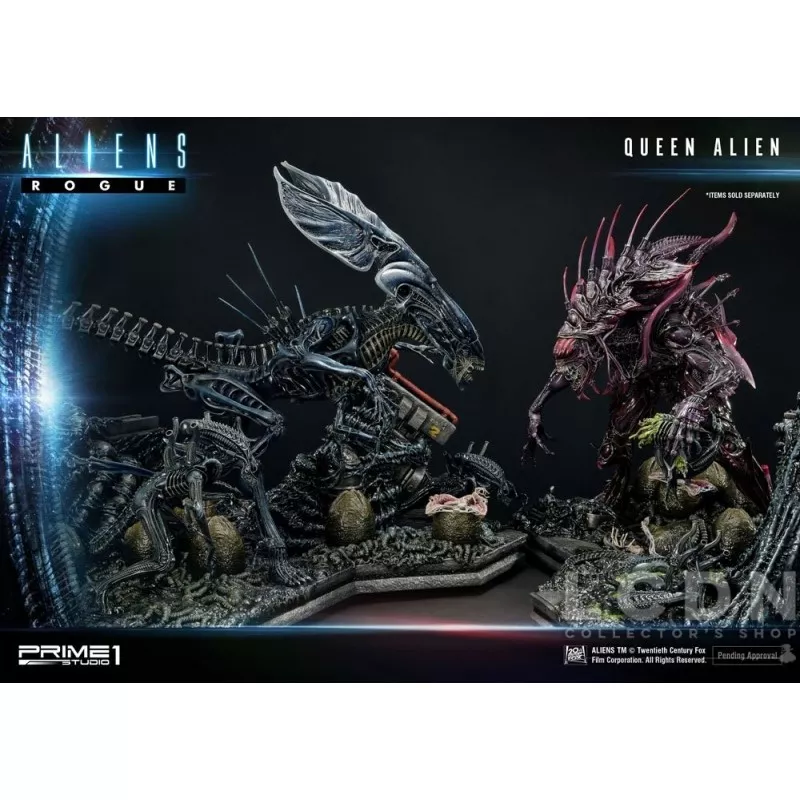 Aliens Premium Masterline Series Statue Queen Alien Battle Diorama 71 cm