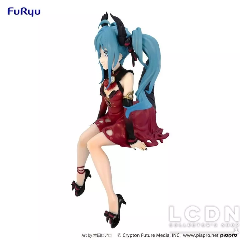 Hatsune Miku Figure Noodle Stopper Hatsune Miku Villain Red Color ver. 16cm