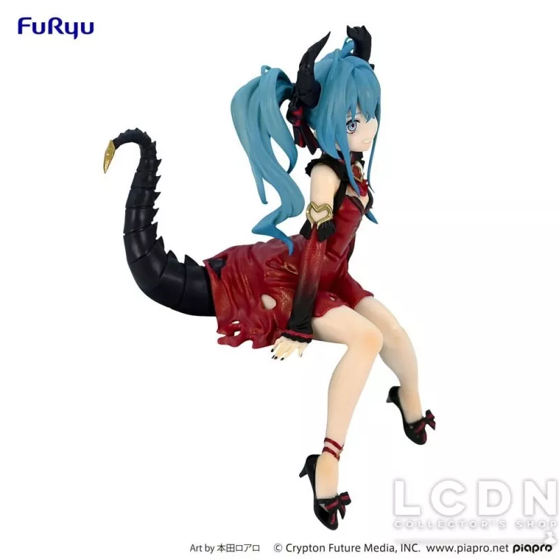 Hatsune Miku Figure Noodle Stopper Hatsune Miku Villain Red Color ver. 16cm
