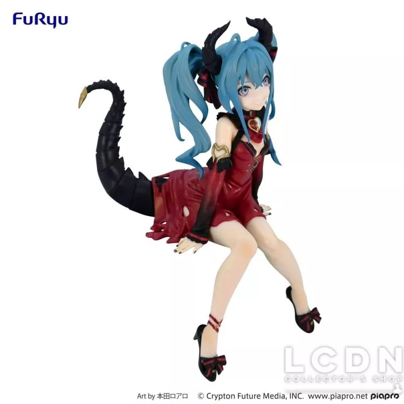 Hatsune Miku Figure Noodle Stopper Hatsune Miku Villain Red Color ver. 16cm