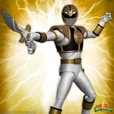 Mighty Morphin Power Rangers Action Figure Ultimates White Ranger 18cm