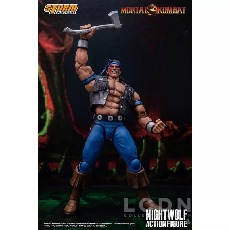 Mortal Kombat Action Figurine 1/12 Nightwolf 18cm