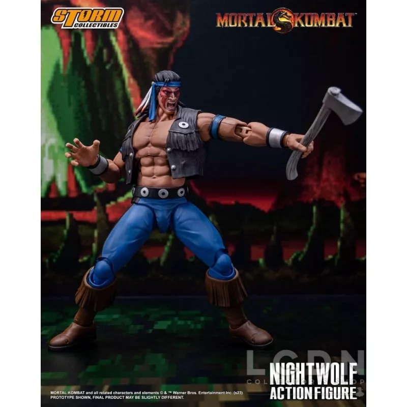 Mortal Kombat Action Figurine 1/12 Nightwolf 18cm