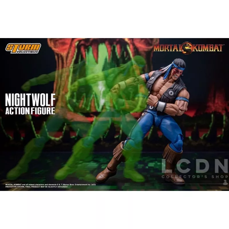 Mortal Kombat Action Figurine 1/12 Nightwolf 18cm