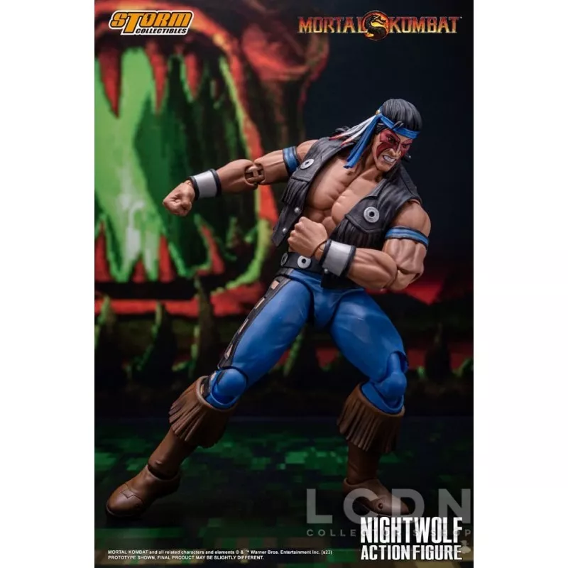 Mortal Kombat Action Figurine 1/12 Nightwolf 18cm
