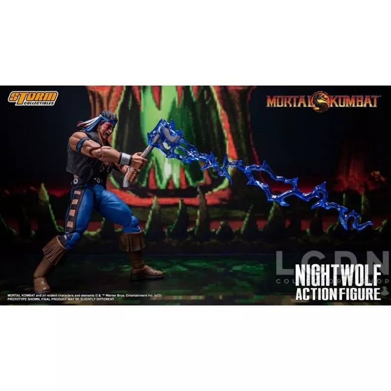 Mortal Kombat Action Figurine 1/12 Nightwolf 18cm
