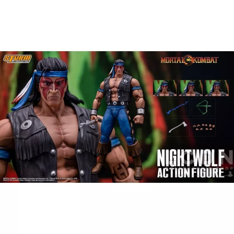 Mortal Kombat Action Figurine 1/12 Nightwolf 18cm