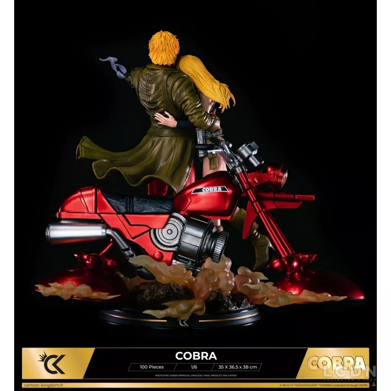 Carte Emblème Space Adventure Cobra & Air Bike - Époque Goldorak Albator - Ultra Rare