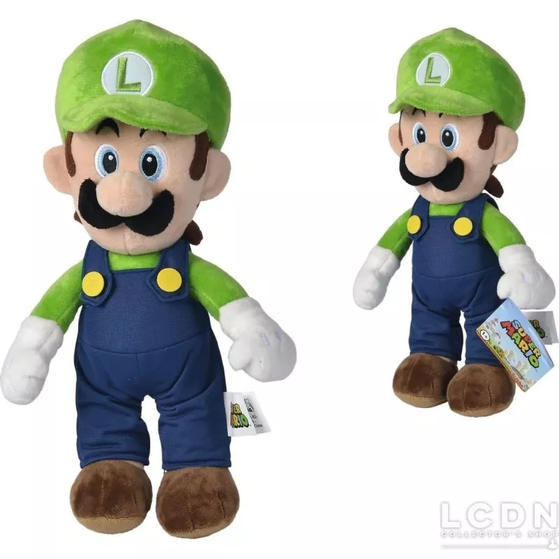 Super Mario Peluche Luigi 30cm