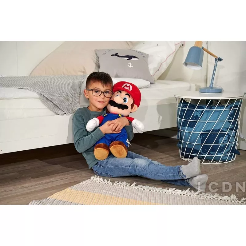 Peluche Luigi Super Mario Bros (taille 50 cm)