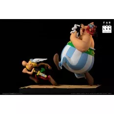 Astérix & Obélix: Full speed Gauls Statue Astérix & Obélix Fariboles Collection Prestige 24cm