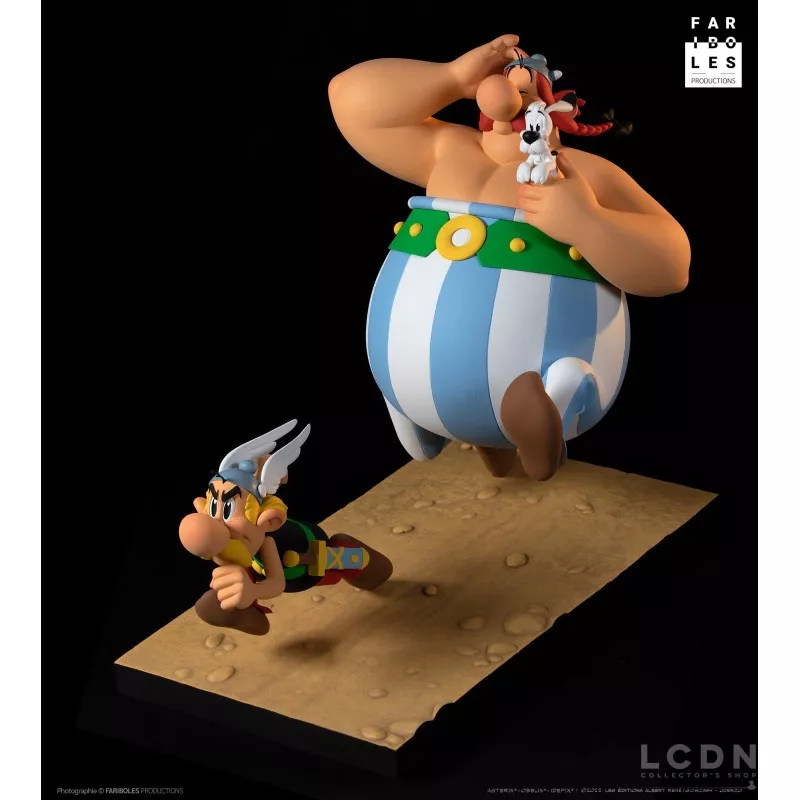 Astérix &amp; Obélix: Full speed Gauls Statue Astérix &amp; Obélix Fariboles Collection Prestige 24cm