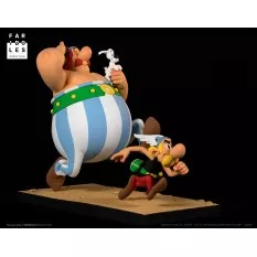 Astérix & Obélix: Full speed Gauls Statue Astérix & Obélix Fariboles Collection Prestige 24cm