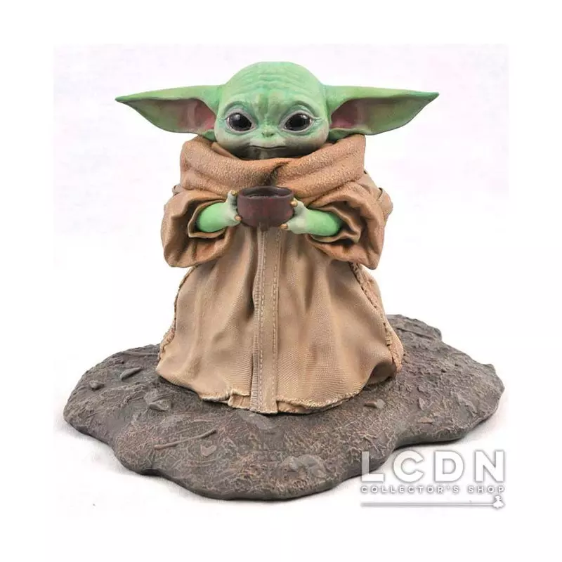 Star Wars The Mandalorian Premier Collection 1/2 Bébé Yoda The Child (Soup)  17 cm