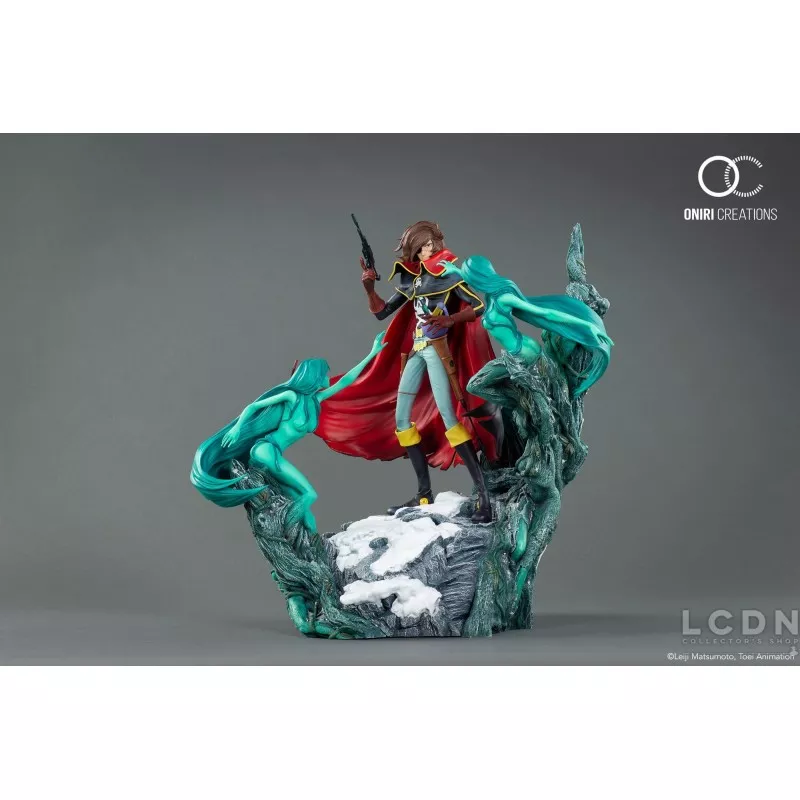 Albator Corsaire de L&#039;espace 78 ( Captain Harlock ) 1/6 Statue 44cm Oniri Creations avec bonus