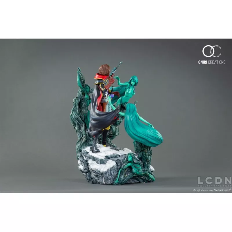 Albator Corsaire de L&#039;espace 78 ( Captain Harlock ) 1/6 Statue 44cm Oniri Creations avec bonus