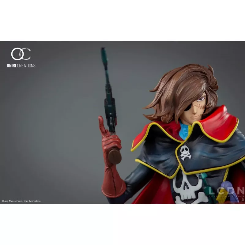 Albator Corsaire de L&#039;espace 78 ( Captain Harlock ) 1/6 Statue 44cm Oniri Creations avec bonus