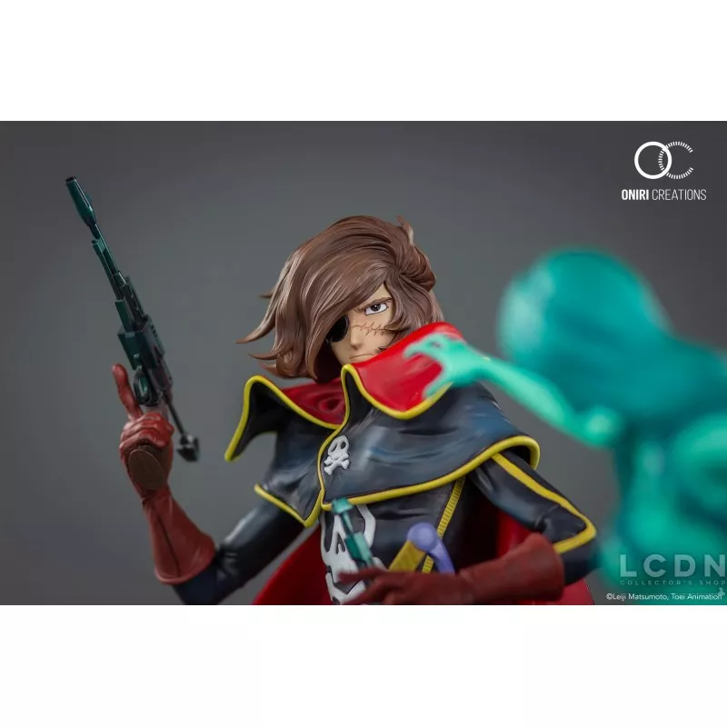 Albator Corsaire de L&#039;espace 78 ( Captain Harlock ) 1/6 Statue 44cm Oniri Creations avec bonus