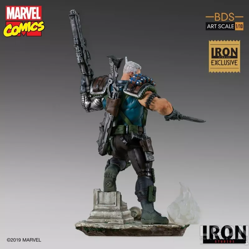 Marvel Comics Statue 1/10 BDS Art Scale Cable Iron Studios CCXP Event Exclusive Series 6 29cm