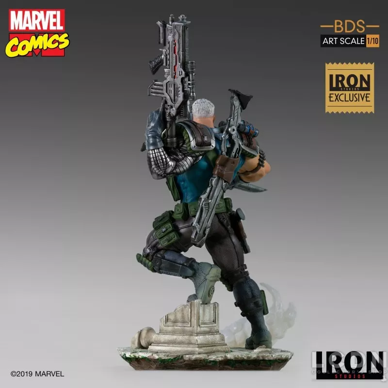Marvel Comics Statue 1/10 BDS Art Scale Cable Iron Studios CCXP Event Exclusive Series 6 29cm