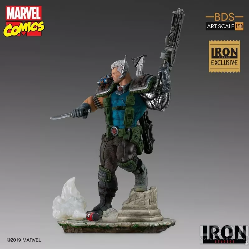 Marvel Comics Statue 1/10 BDS Art Scale Cable Series 6 Event Exclusive Iron Studios 29cm