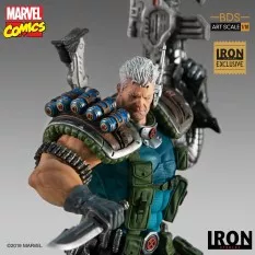 Marvel Comics Statue 1/10 BDS Art Scale Cable Iron Studios CCXP Event Exclusive Series 6 29cm