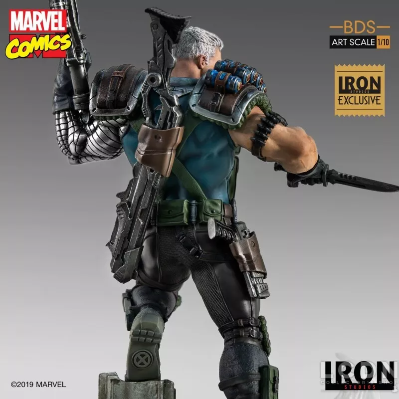 Marvel Comics Statue 1/10 BDS Art Scale Cable Iron Studios CCXP Event Exclusive Series 6 29cm
