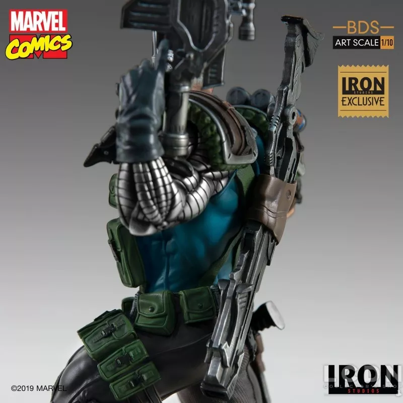 Marvel Comics Statue 1/10 BDS Art Scale Cable Iron Studios CCXP Event Exclusive Series 6 29cm