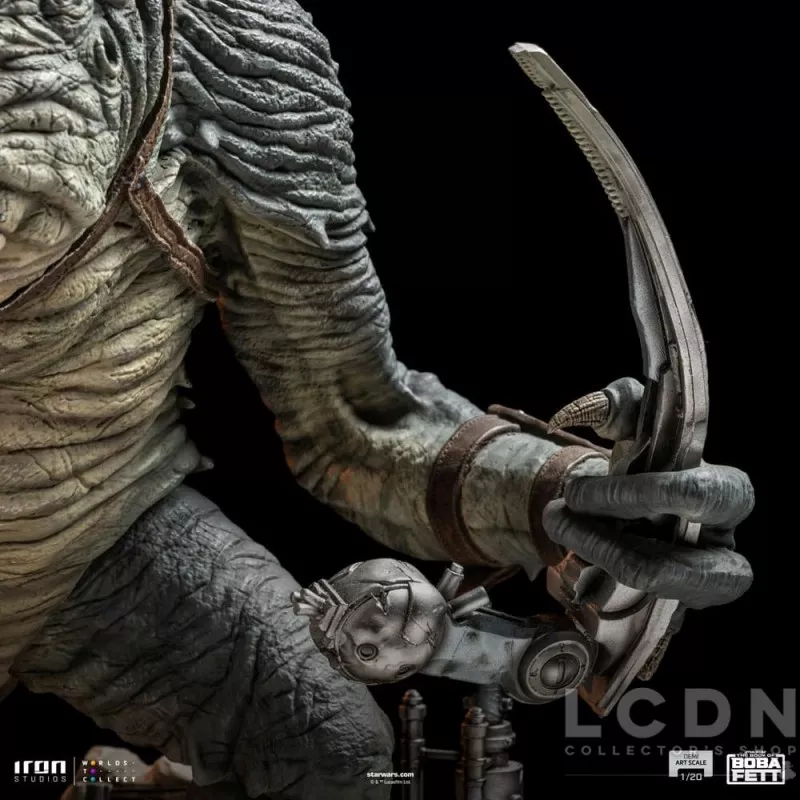 Star Wars: Le Livre de Boba Fett Statue 1/20 Demi Art Scale Boba Fett &amp; Rancor 38cm