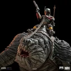 Star Wars: Le Livre de Boba Fett Statue 1/20 Demi Art Scale Boba Fett & Rancor 38cm