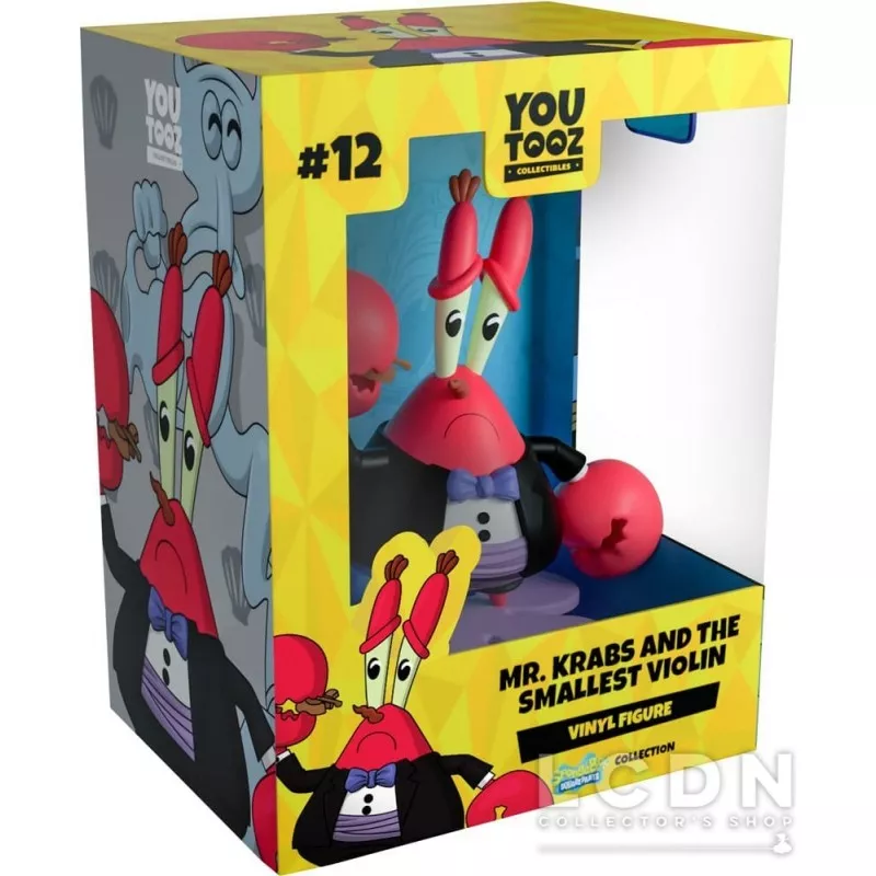 Bob l&#039;Eponge Carré (SpongeBob Squarepants) Figurine Mr. Krabs and The Smallest Violin 11cm
