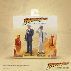 Indiana Jones Les Aventuriers de l'arche perdue Adventure Series Action Figurines Marcus Brody & René Belloq (Ark Showdown) 15cm