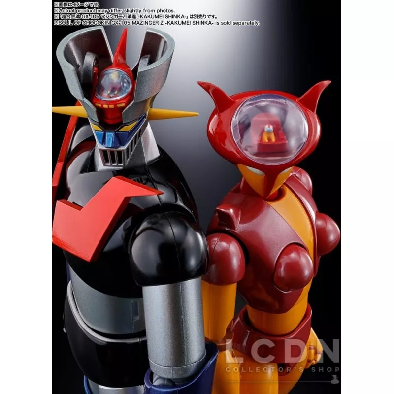 Mazinger Z Action Figurines Diecast Soul of Chogokin GX-08R Aphrodai A vs GX-09R Minerva X 16cm