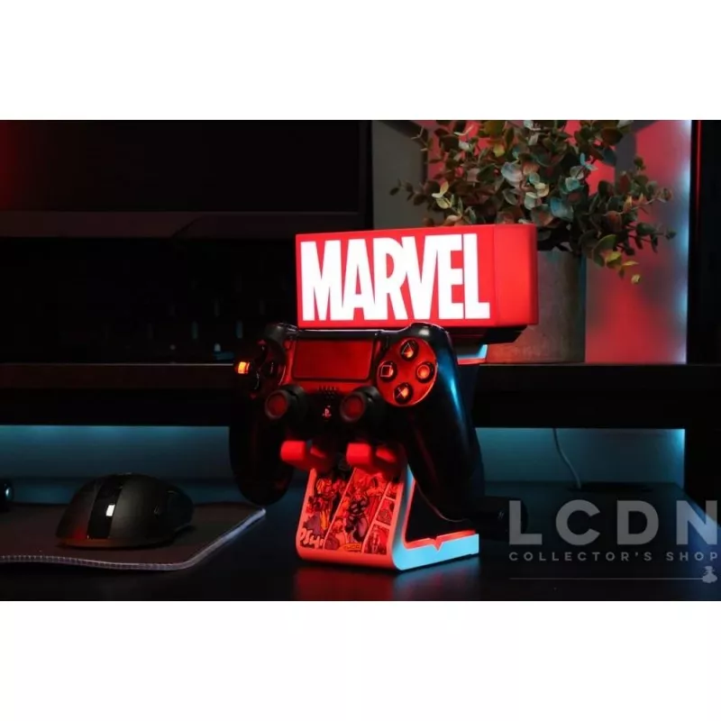 Figurine de collection Exquisite Gaming Figurine Black Widow - Support  & Chargeur pour Manette et Smartphone 