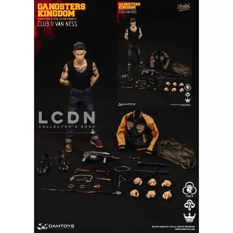 Gangsters Kingdom Club 2 Van Ness 1/6 Figurine 30cm DAMTOYS