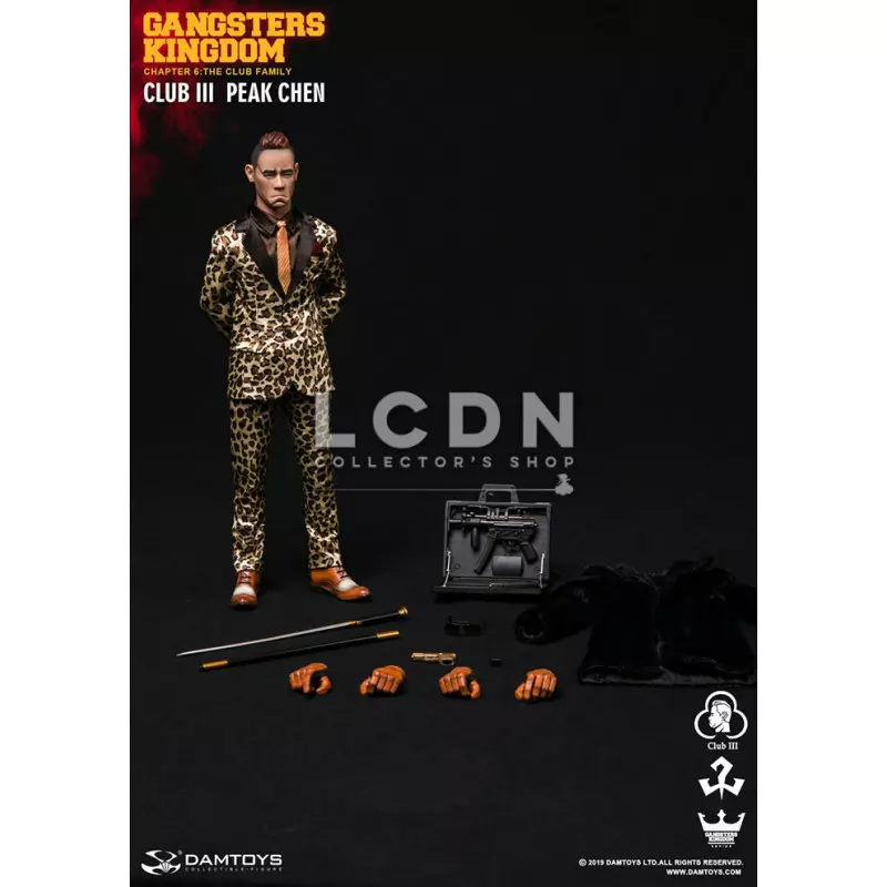 Gangsters Kingdom Club 3 Peak Chen GK018 DAMTOYS 1/6 Figure 30cm