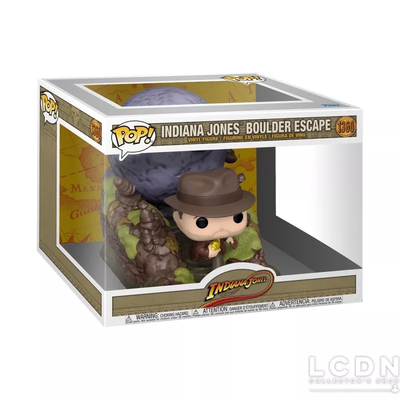 Indiana Jones Raiders of the Lost Ark POP! Moments Boulder Escape Vinyl Figure 10cm N°1360