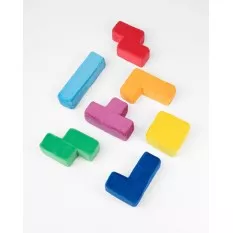 Tetris Set of 7 Plush Tetris Blocks