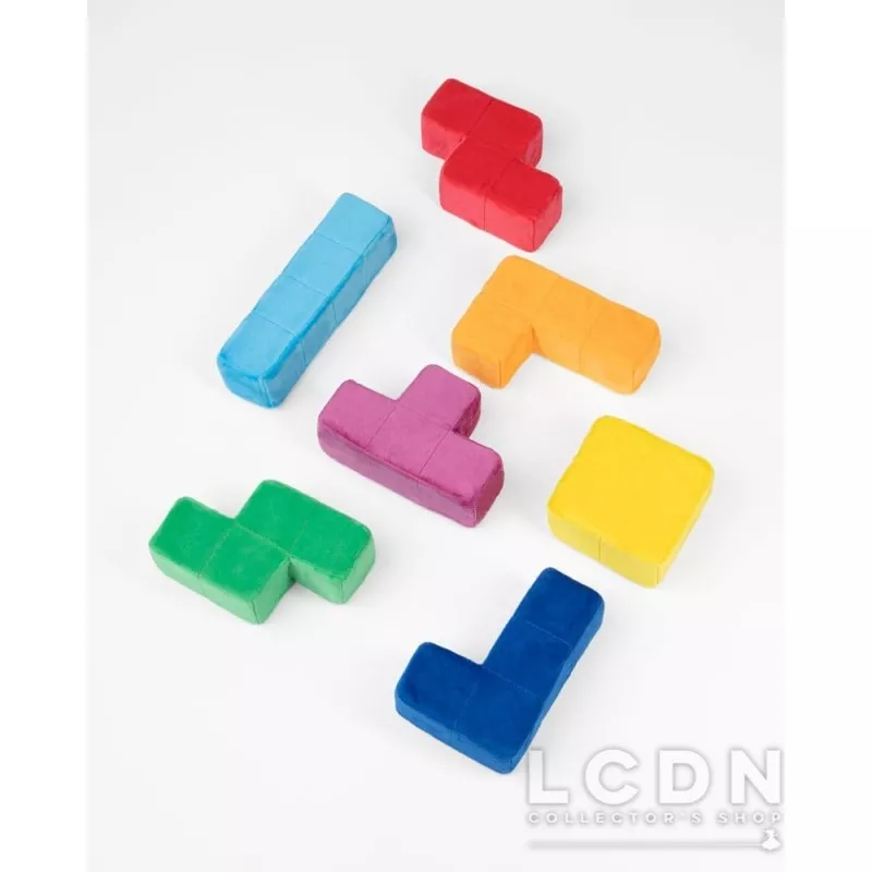 Tetris Set of 7 Plush Tetris Blocks
