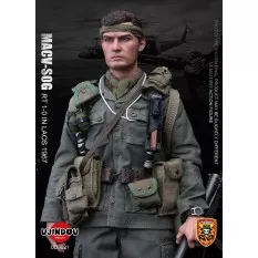 U.S. Army Military Vietnam MACV-SOG Recon Team 1-0 Laos 1967 Collectible Action Figure 1/6 UD9021