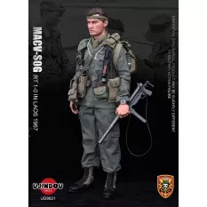 U.S. Army Military Vietnam MACV-SOG Recon Team 1-0 Laos 1967 Collectible Action Figure 1/6 UD9021