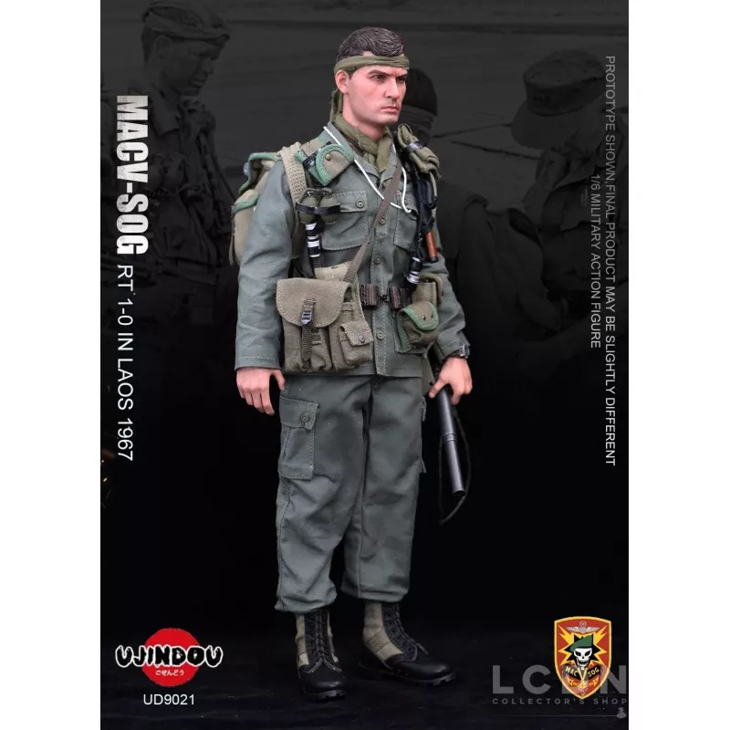 U.S. Army Military Vietnam MACV-SOG Recon Team 1-0 Laos 1967 Collectible Action Figure 1/6 UD9021