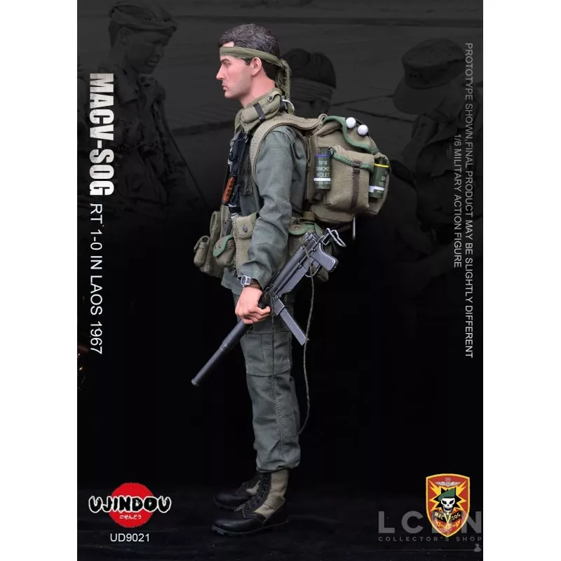U.S. Army Military Vietnam MACV-SOG Recon Team 1-0 Laos 1967 Collectible Action Figure 1/6 UD9021