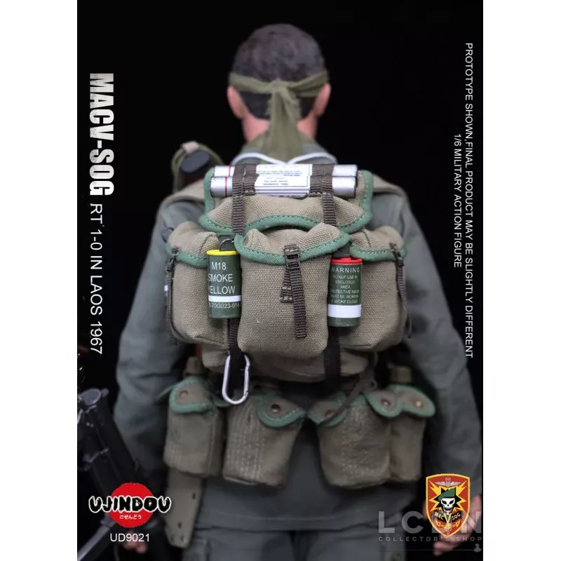 U.S. Army Military Vietnam MACV-SOG Recon Team 1-0 Laos 1967 Collectible Action Figure 1/6 UD9021